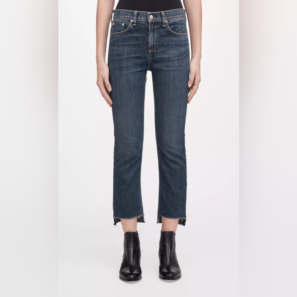 Size 23 Rag & Bone Ryan 10” stove pipe jeans